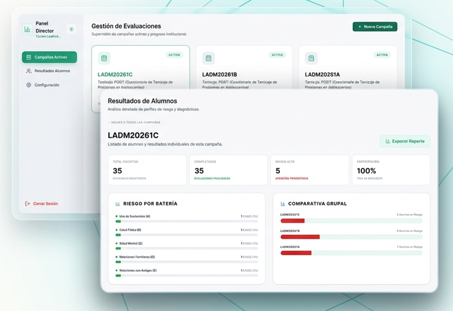 Dashboard POSIT Edukalia